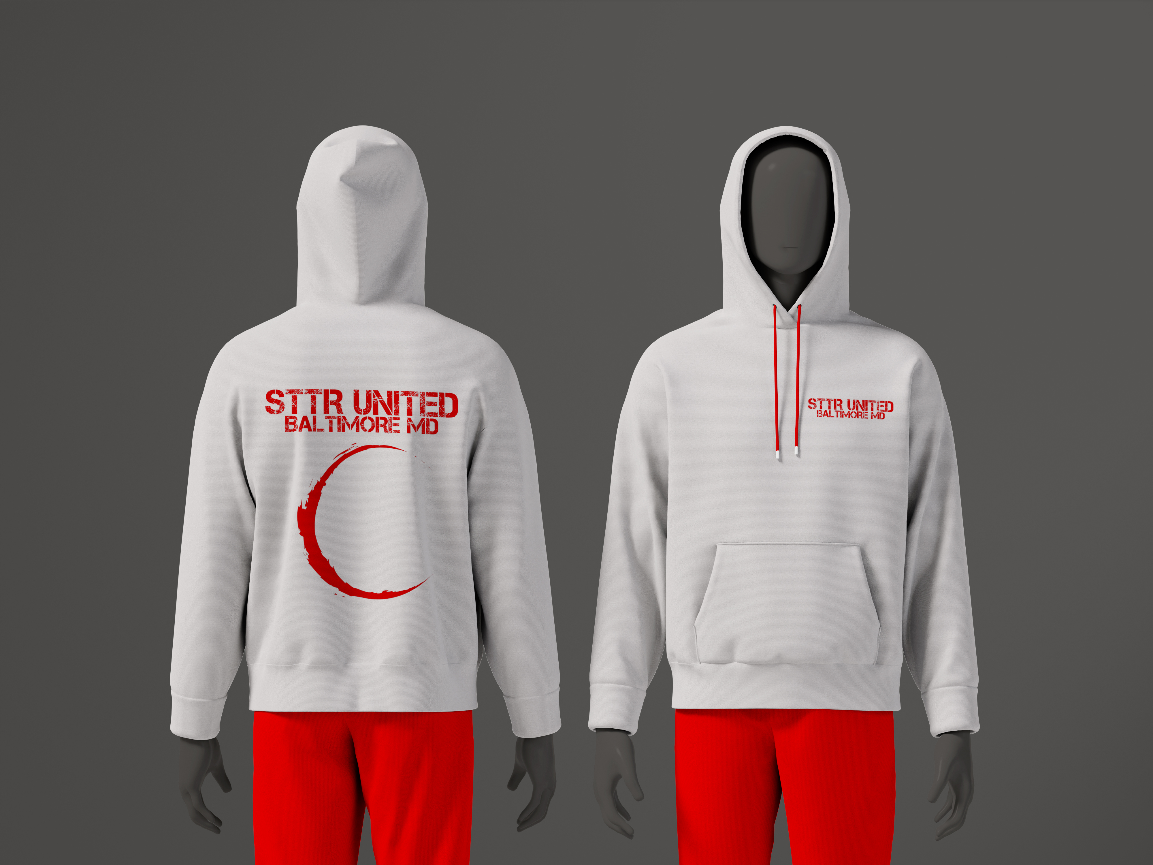 hoodie STTR RED